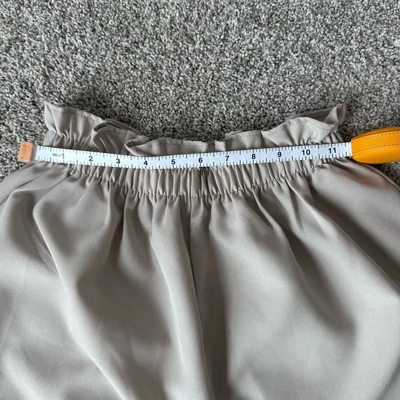 Khaki Wide Leg Trousers Missguided | High Waist | Size 8 Interview Outfit - Picture 6 of 10